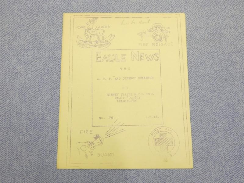 Eagle News - A.R.P & Defence Bulletin of Sidney Fl