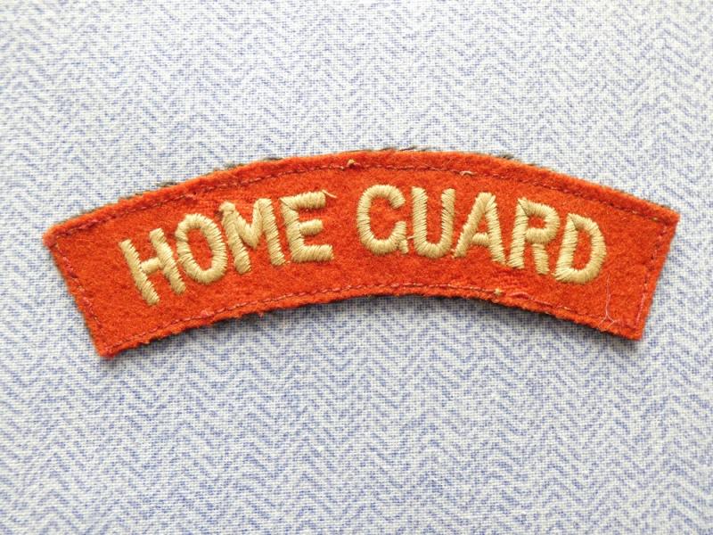 Second Phase - Home Guard Shoulder Title.
