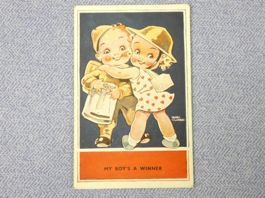 Wartime Comic Postcard - 