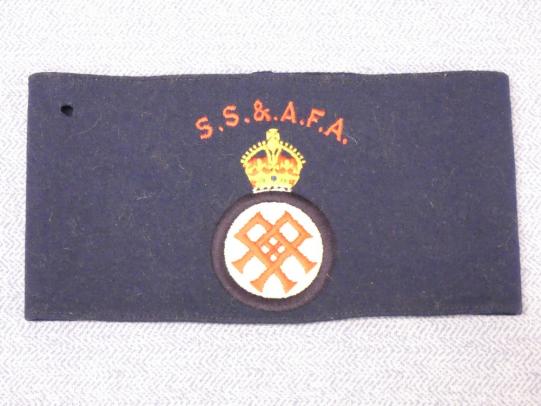 Soldiers Sailors & Airmens Families Association Armband.