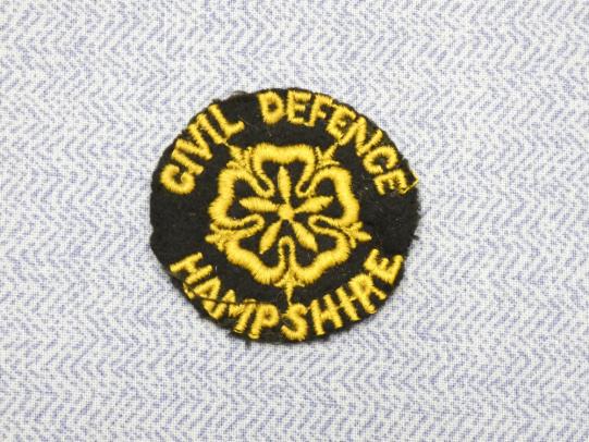 Hampshire Civil Defence Shoulder Title.