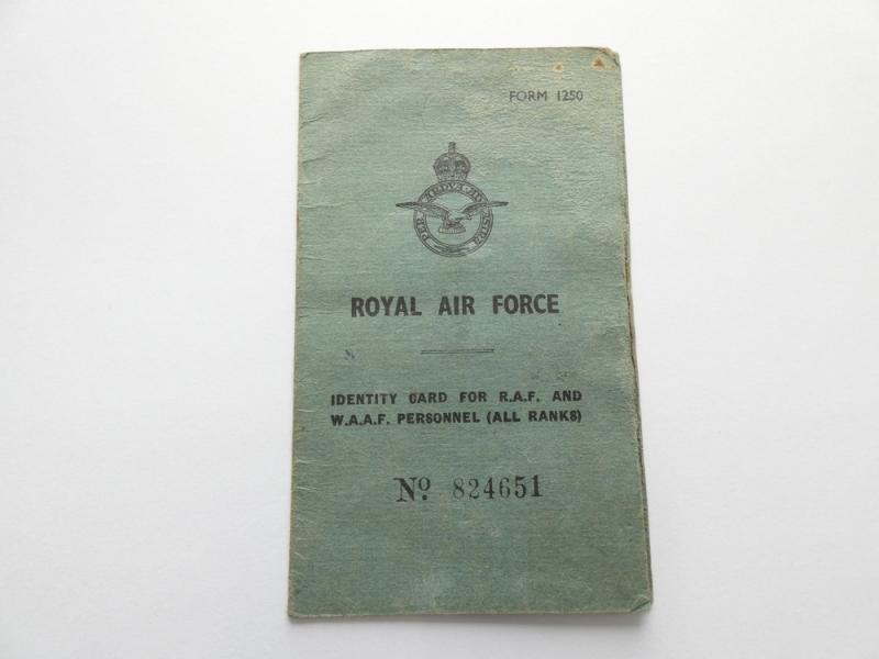 Royal Air Force Identity Card.