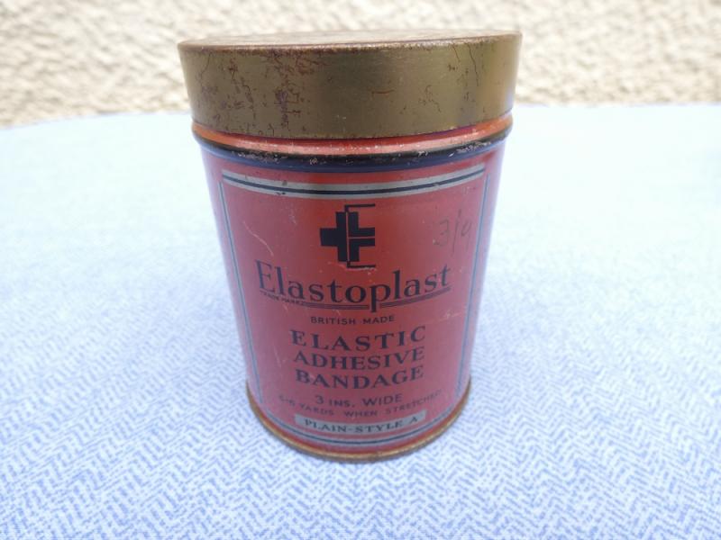 Wartime Elastoplast Bandage Tin.