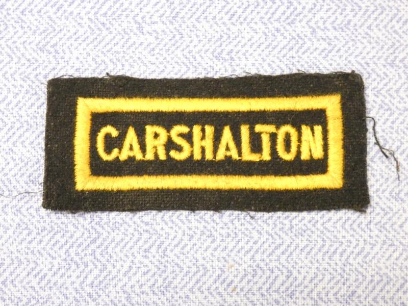Carshalton - Civil Defence Area Title.