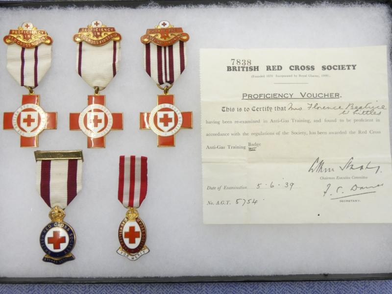 WWII British Red Cross Medal Group.